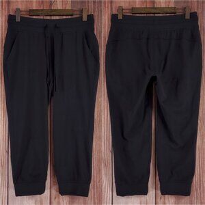 Lululemon Womens Size 10 Ready to Rulu Jogger Crop Black Pants W6BEWS